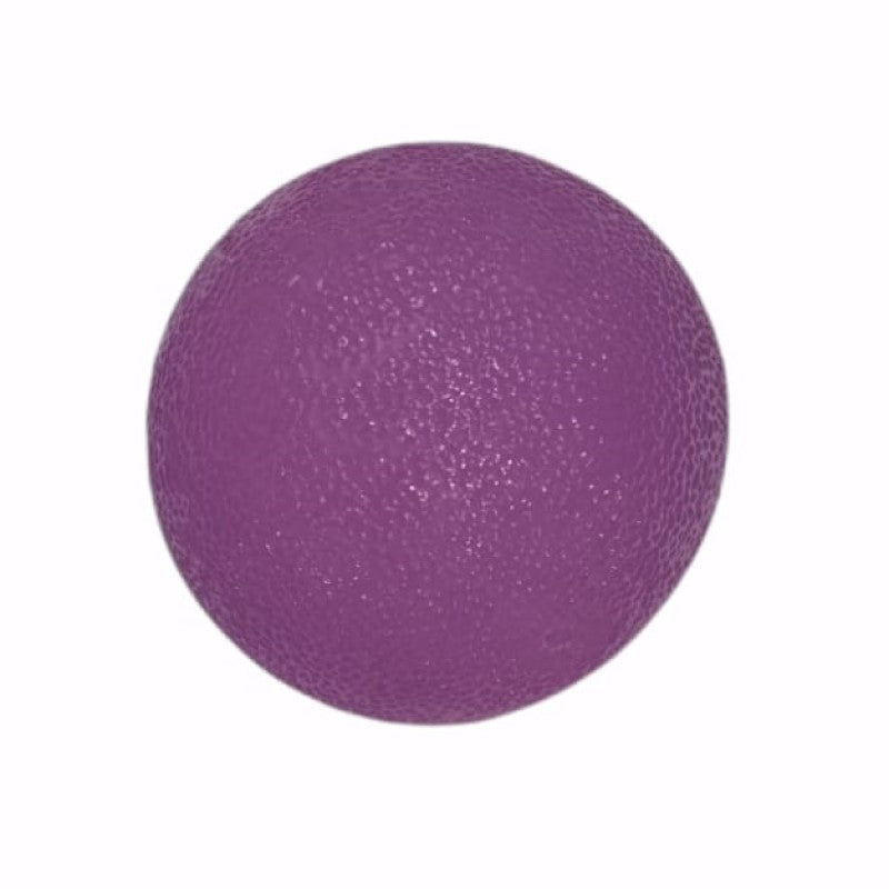 Pallina Riabilitativa in Gel Gimer Power Grip Media Ball Fisioterapia Stress Viola 10085