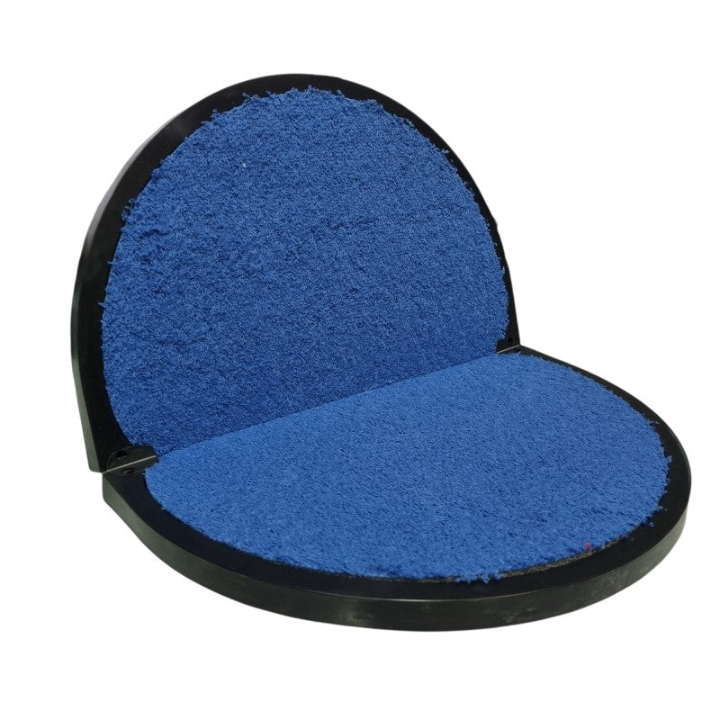 Tappetino da Doccia Fit Feet Poggiapiedi Palestra Nero Blu FITFEETNB