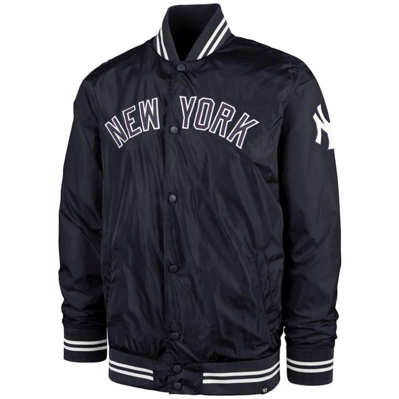 Giacca Bomber '47 NY Yankees Wordmark Drift MLB Blu BB017PEMWTJ551979FN