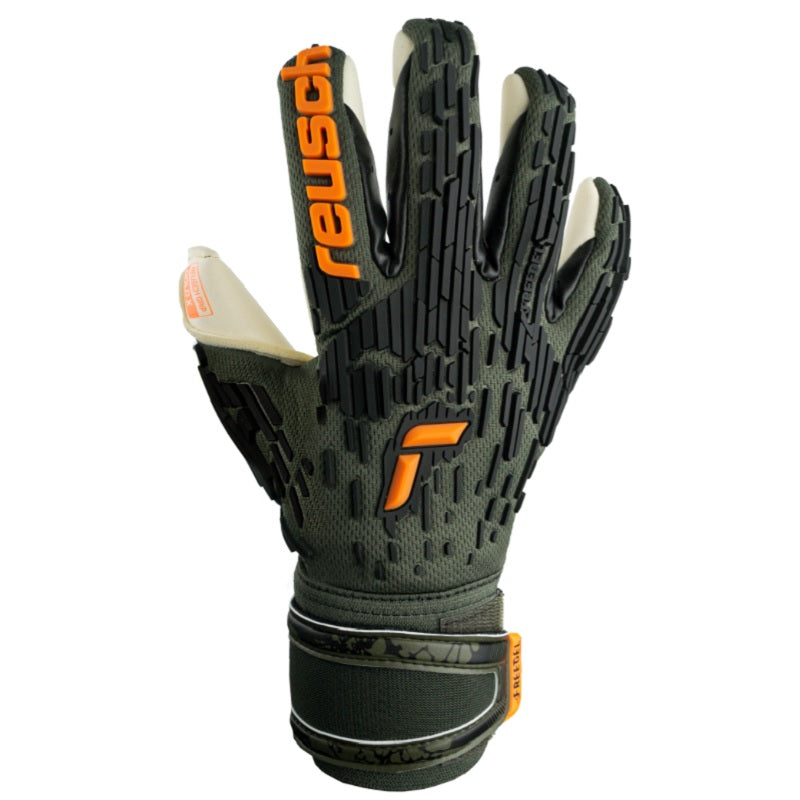 Guanti Portiere Reush Attrakt Freegel Gold X da Uomo Grigio 53709355556