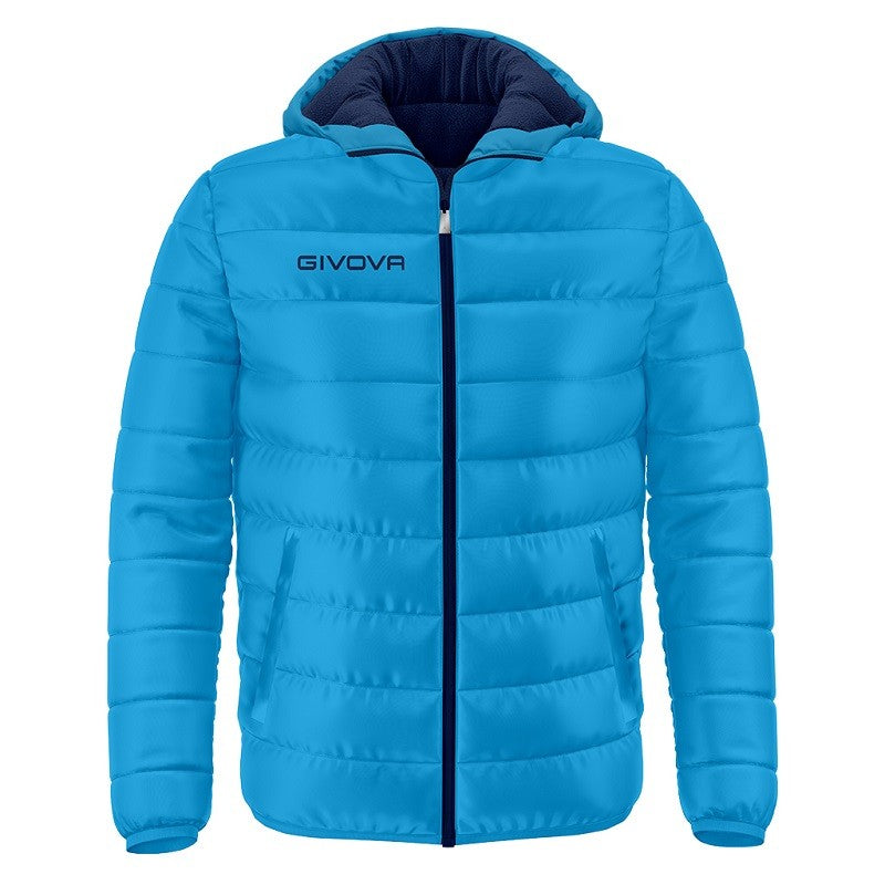 Giubbotto Givova Olanda G013 Piumino Adulto Unisex Turchese Blu G0132404
