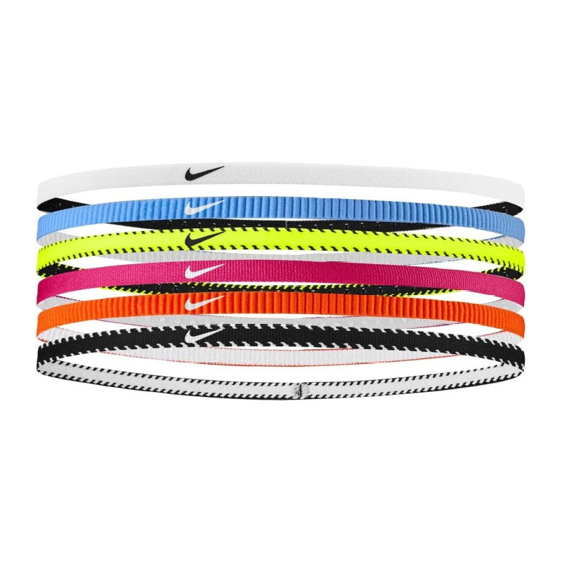 Fasce per Capelli Nike Flex Classici x6 Elastici Multicolore N1011925702
