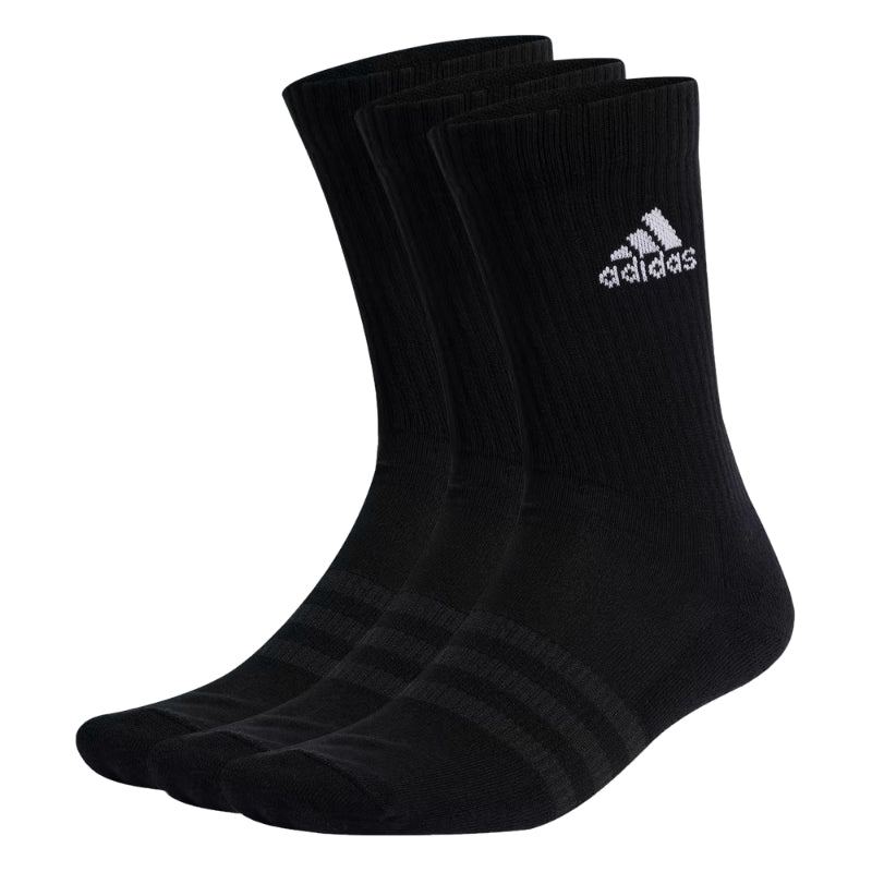 Calzini Adidas Cushioned 3 Paia IC1310 Cotone Unisex Neri