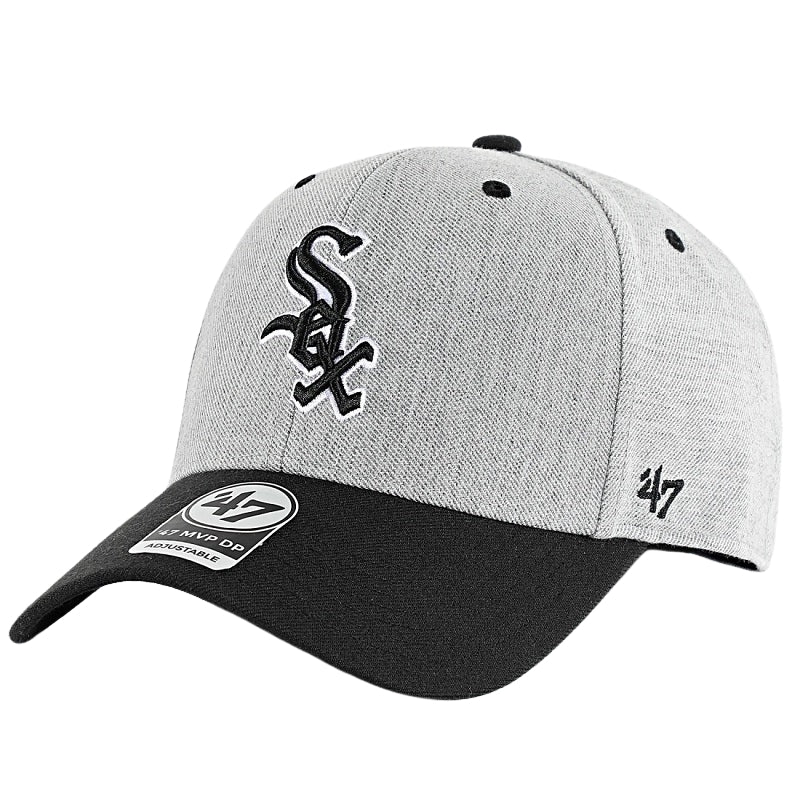 Cappellino con Visiera '47 Chicago White Sox Storm Cloud MVP Regolabile BSCTTD06WHPCC