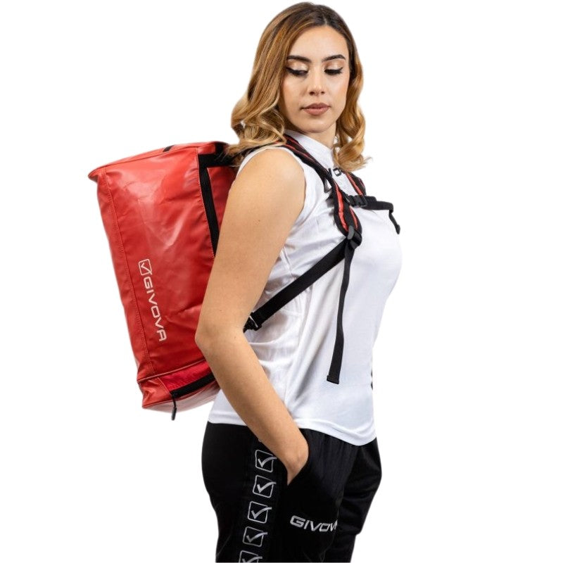 Zaino Biker in Ecopelle B044 Givova Rosso