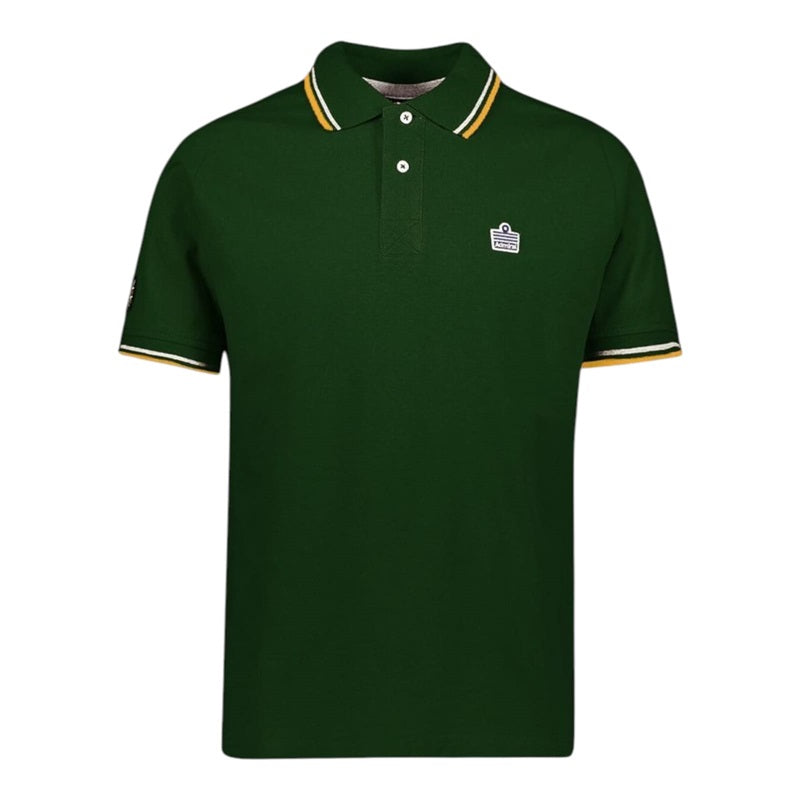 Polo da Uomo Admiral AD3027EI131 Verde Manica Corta in Cotone