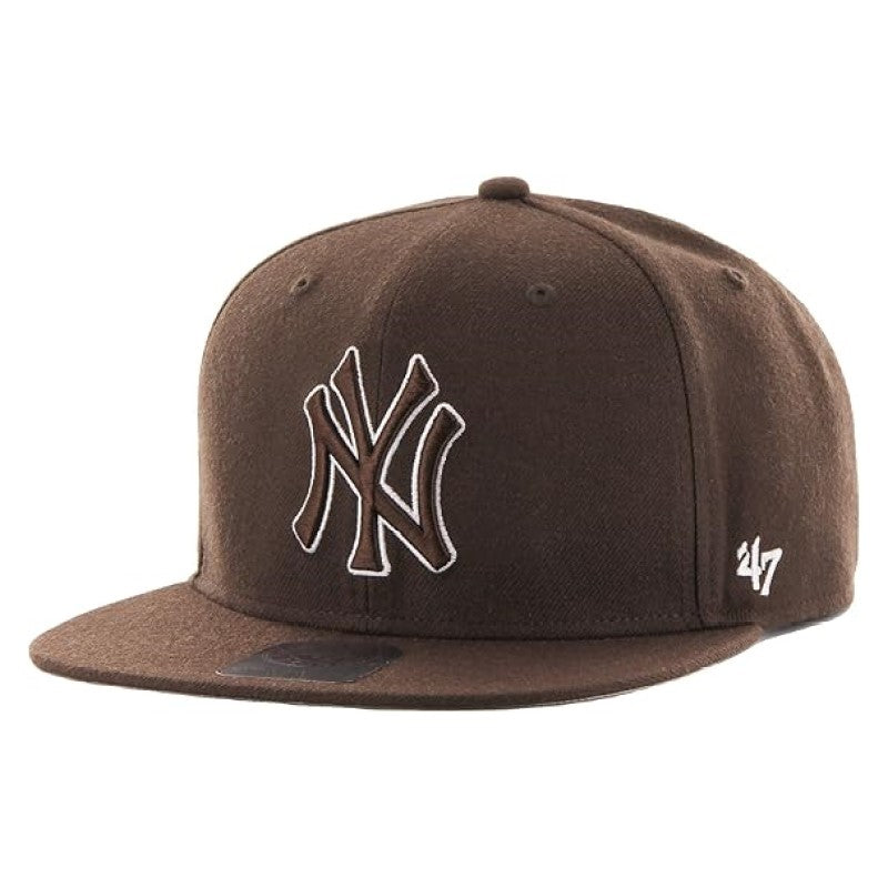 Cappello con Visiera Piatta '47 NY Yankees Regolabile Marrone BNSHOT17WBPBW