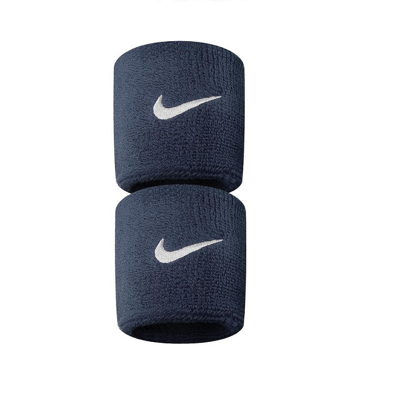 Polsini Nike Swoosh Wristbands Antisudore Tennis Blu NNN04416OS