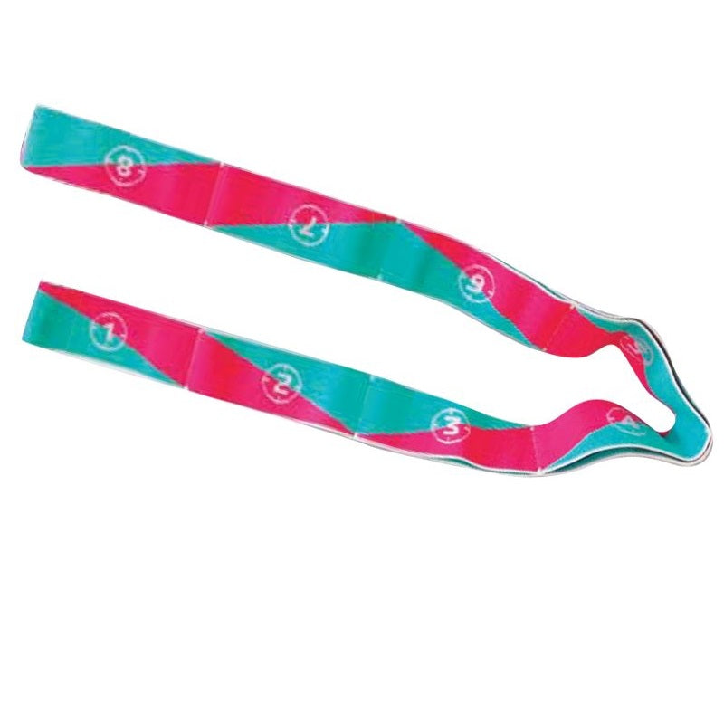 Banda Elastica con Fessure Effea 829 Verde Fucsia Donna Fascia per Ginnastica