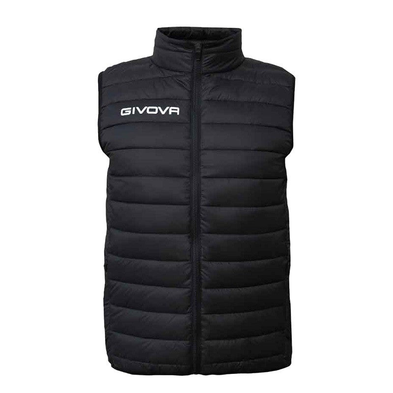 Giubbotto Smanicato SPAGNA Givova G016 Piumino Imbottito Nero G0160010