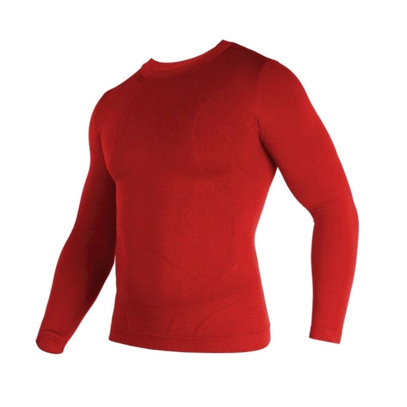 Maglia Termica TRS Manica Lunga Girocollo Rossa Adulto Unisex UB903RD