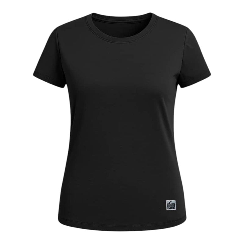 T-Shirt Donna Admiral AD3132EI007 Nero in Cotone jersey