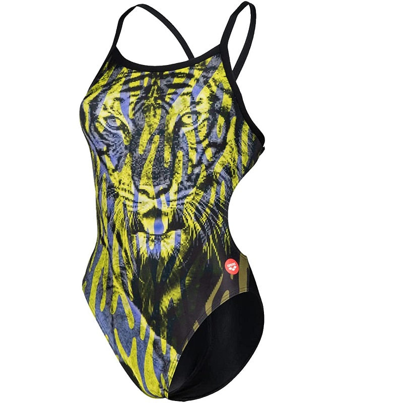 Costume Intero da Donna Arena 004646550 Crazy Challenge Back Multicolor