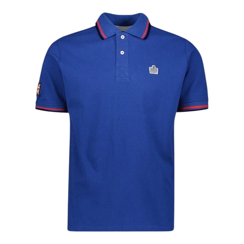 Polo da Uomo Admiral AD3027EI150 Azzurro Manica Corta in Cotone