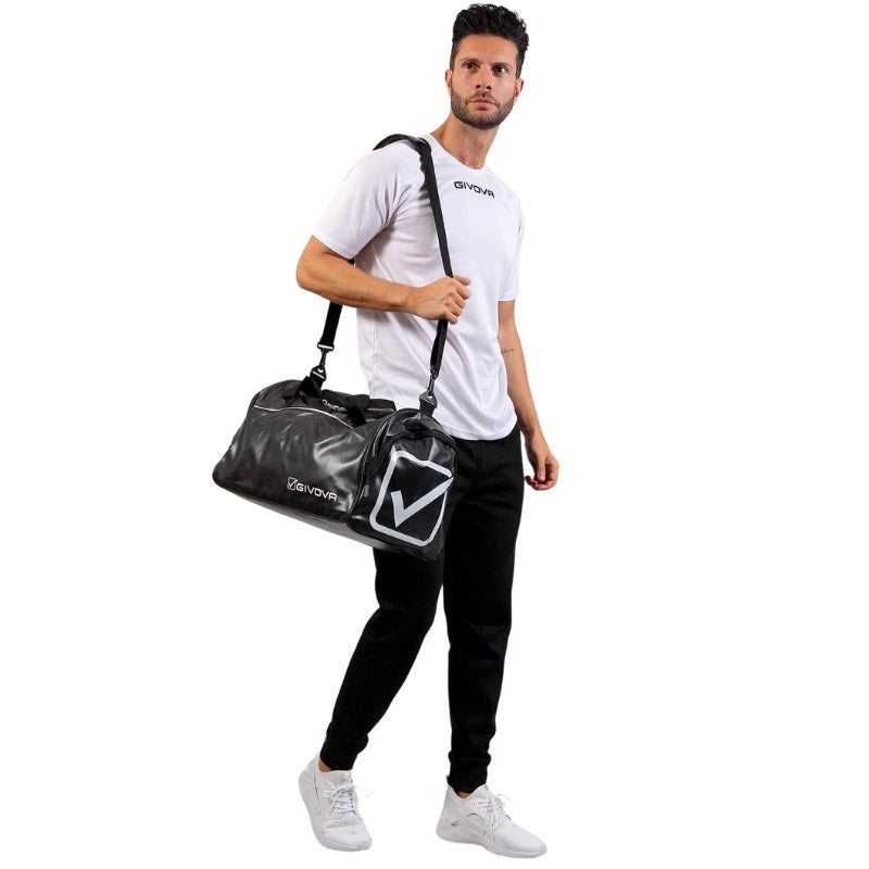 Borsa Trend in Ecopelle Givova B045 Palestra Sport Nera B0450010