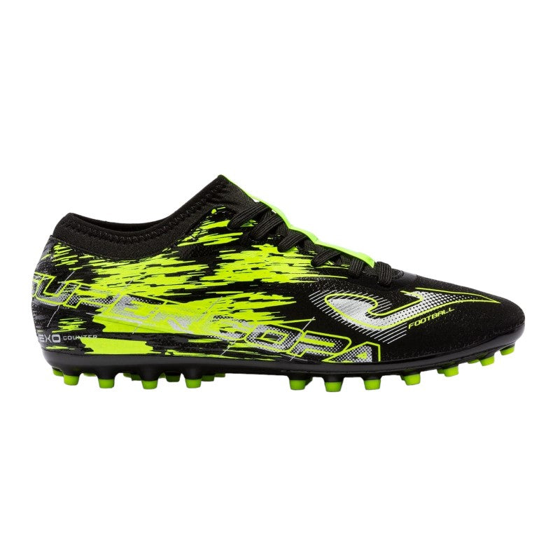 Scarpe da Calcio Joma Supercopa 2201 AG Calcetto Nero Giallo SUPW2201AG