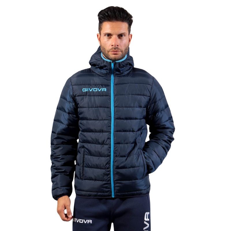 Giubbotto Givova Olanda G013 Piumino Adulto Unisex Blu Turchese G0130424