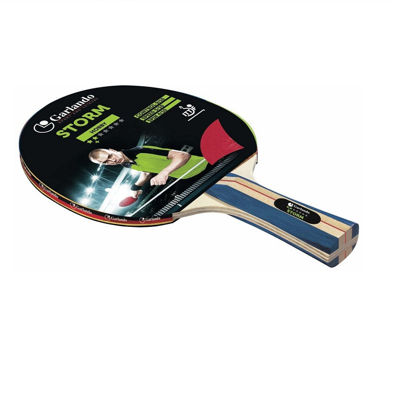 Racchetta da Ping Pong Garlando Storm 2C4-1114 2 Stelle Ergonomica