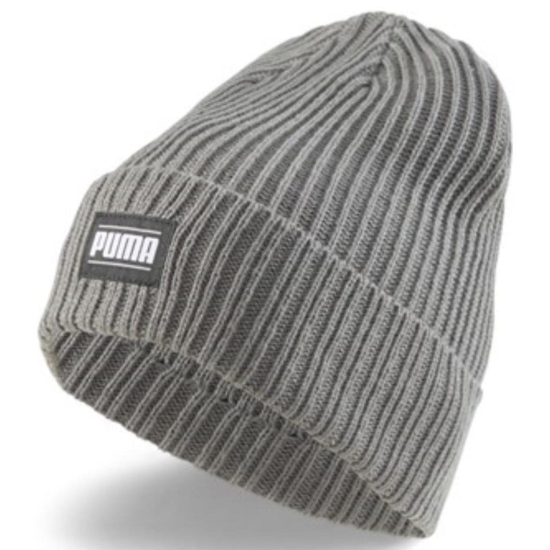 Berretto Puma Ribbed Classic Cuff Beanie Grigio Unisex 02403803