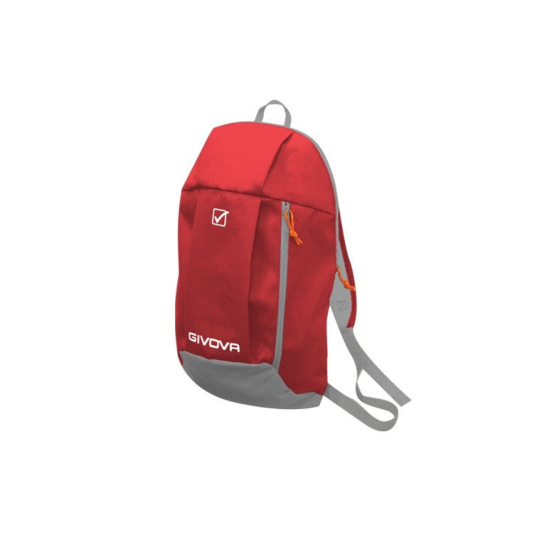 Zaino Capo Givova B046 Unisex Poliestere Rosso Grigio Scuro 24x14x41cm B0461223