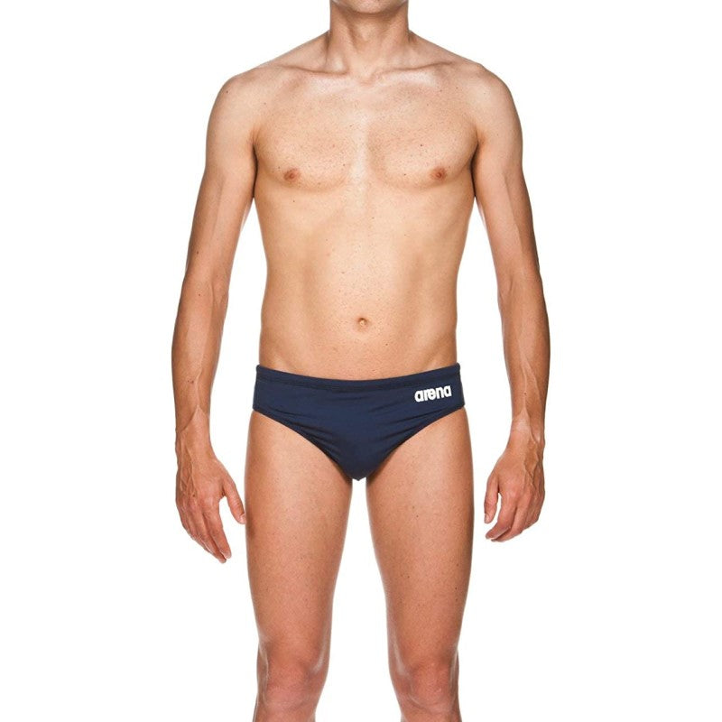Costume da Uomo Arena Solid Brief Slip Piscina Nuoto Blu 2A25475