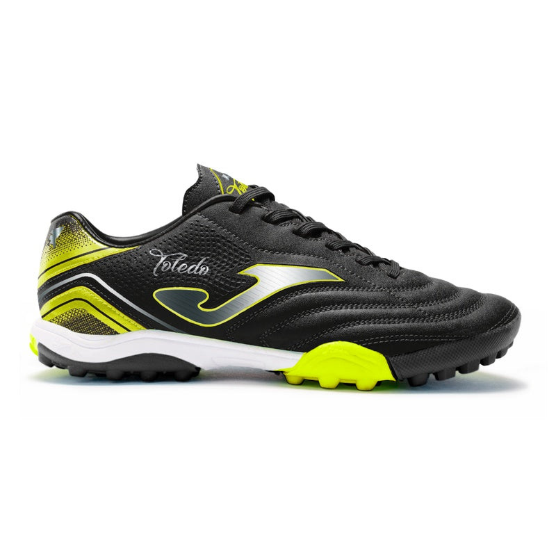 Scarpe da Calcetto Joma Toledo Jr 2201 Turf Nero Giallo TOJW2201TF