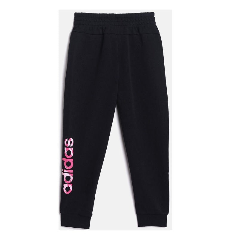 Pantalone Adidas DV0342 Nero Femmina Bambino in Misto Cotone