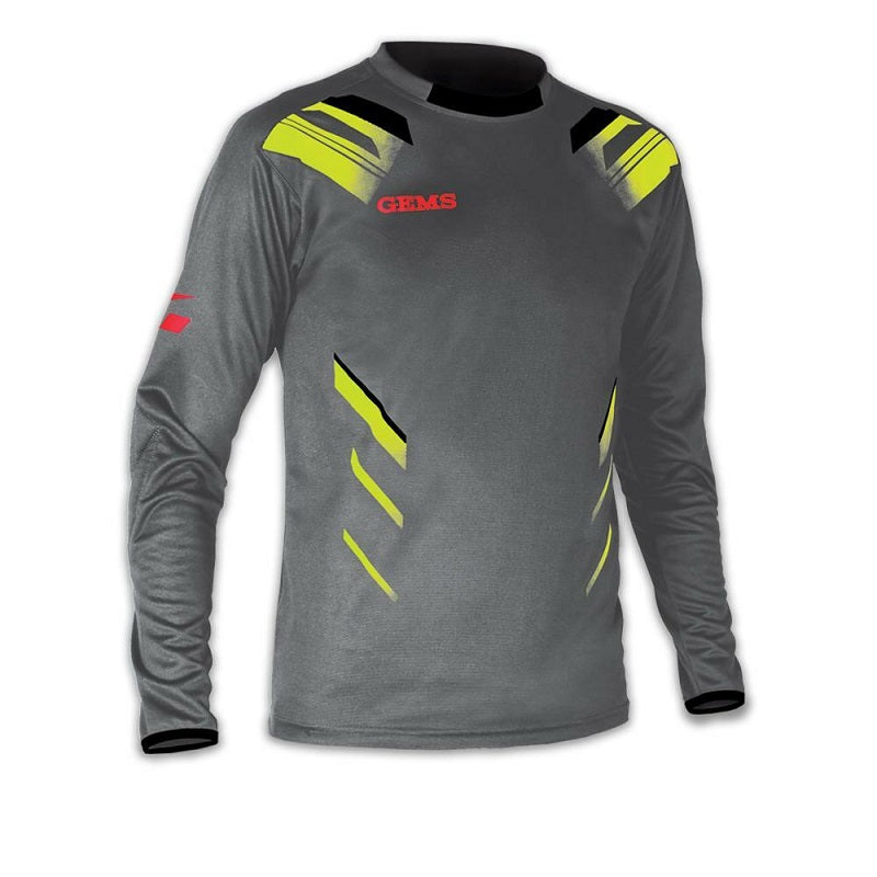 Maglia da Portiere Gems Dallas Adulto Maniche Lunghe Imbottite Grigio CH021610