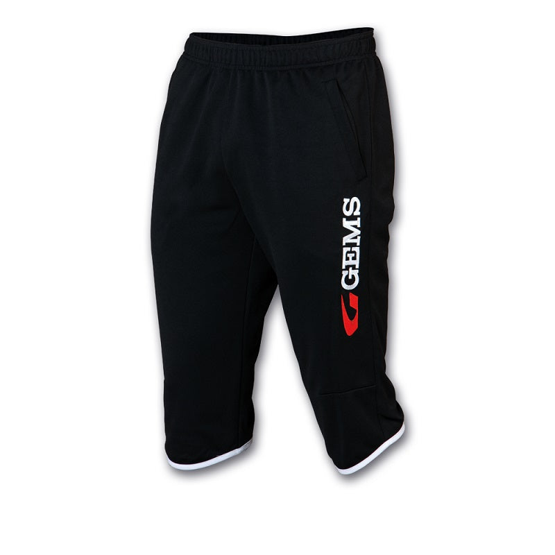 Pinocchietto Gems Haiti Allenamento Fitness Calcio 3/4 Nero PB04