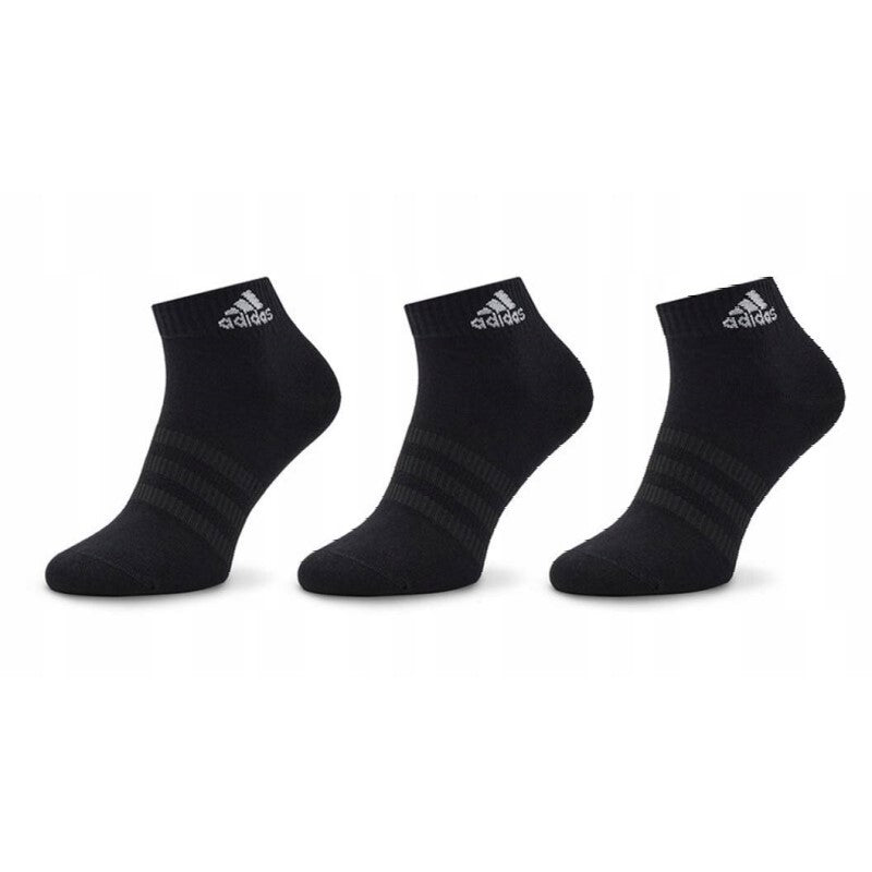 Calze Adidas Thin and Light 3 Pack Nero Cotone IC1282