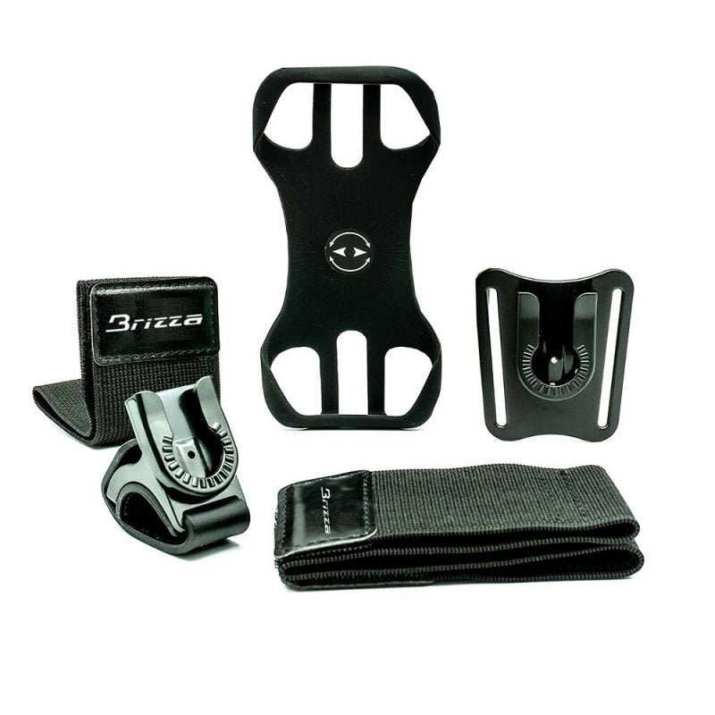 Portasmartphone da Bicicletta Brizza Running Ruotabile 360° Nero 0257