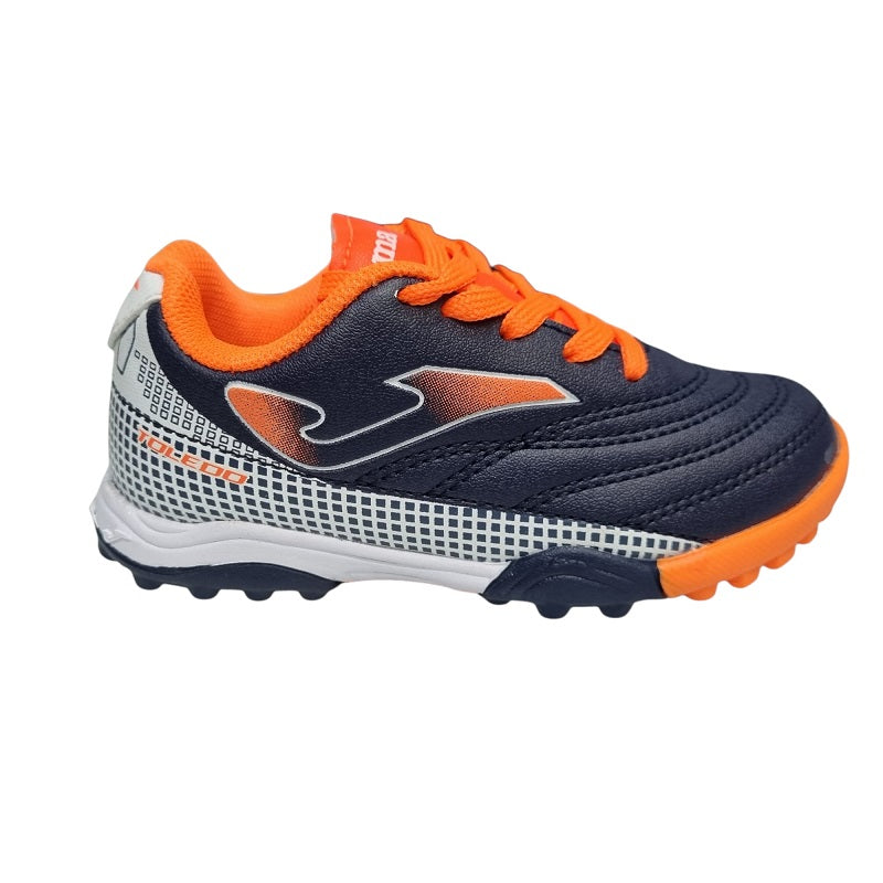 Scarpe da Calcetto Joma Toledo Jr 2104 Turf Blu Arancio TOJW2104TF
