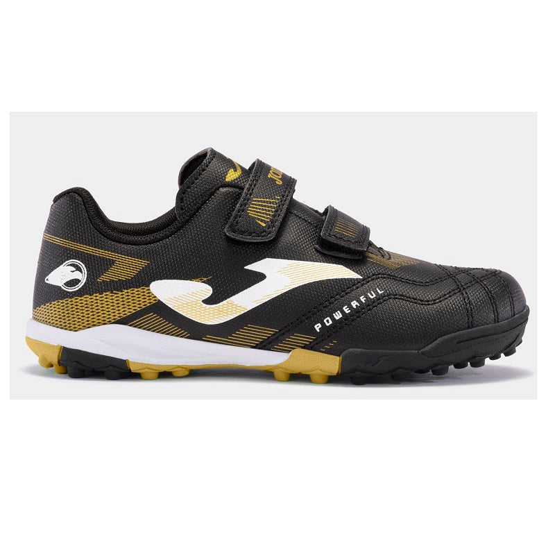 Scarpe da Calcetto Joma POJW2401TFV Powerful Jr 2401 Nere per Erba Sintetica
