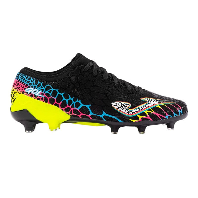 Scarpe da Calcio Joma Gol 2401 Adulto FG Nero Giallo GOLW2401FG