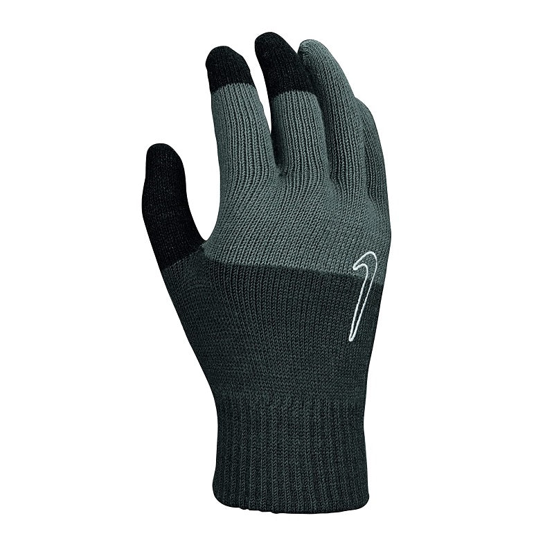 Guanti da Adulto Nike Knitted Tech Grip Sport Calcio Running Nero Grigio N1000662072