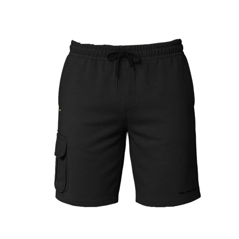 Bermuda da Uomo Phil Miller PHM325PR015 Nero in Cotone Cargo