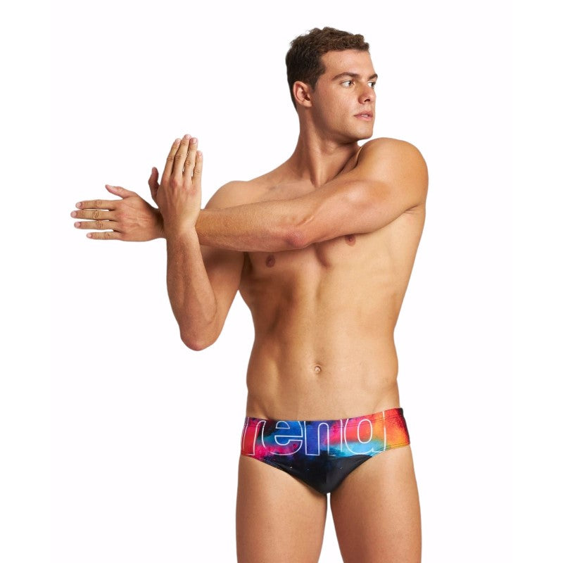 Costume da Uomo Arena Cosmic Brief Mare Piscina Nuoto Slip Nero 004666500