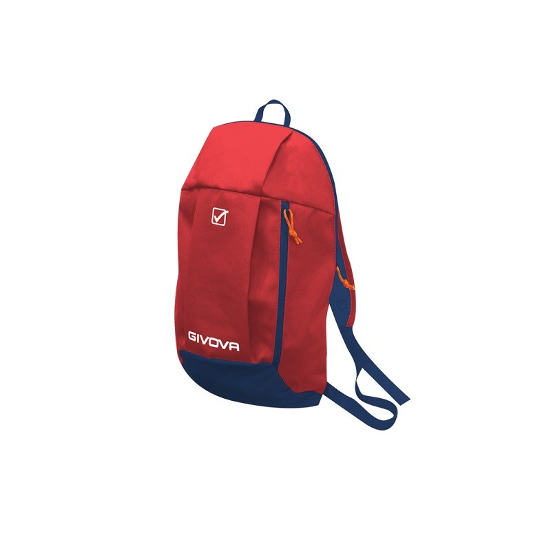 Zaino Capo Givova B046 Unisex Poliestere Rosso Blu 24x14x41cm B0461204