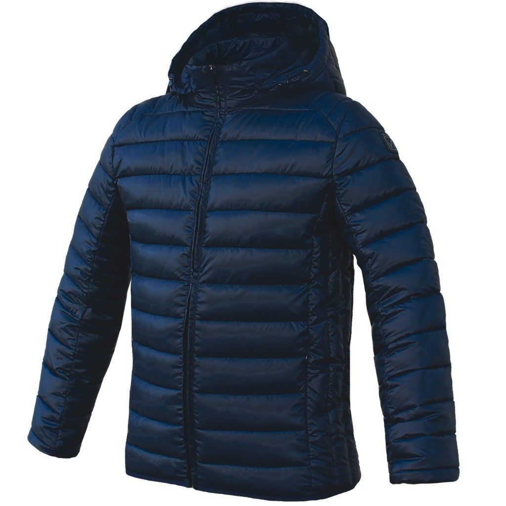 Giubbotto Uno Givova G012 Piumino con Cappuccio Unisex Blu G0120004