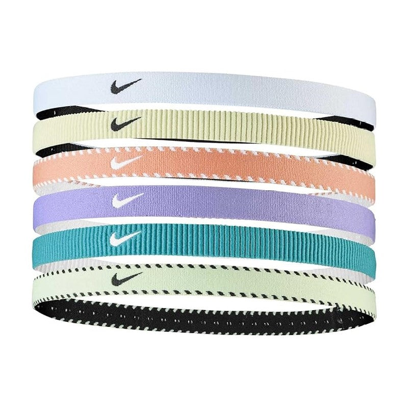 Fasce per Capelli Nike Flex Classici x6 Elastici Multicolore N1011927552