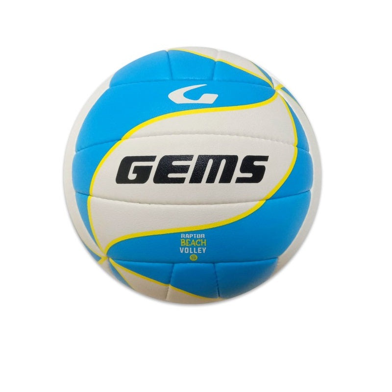 Pallone da Beach Volley Gems Raptor Tg 5 Bianco Azzurro 213224