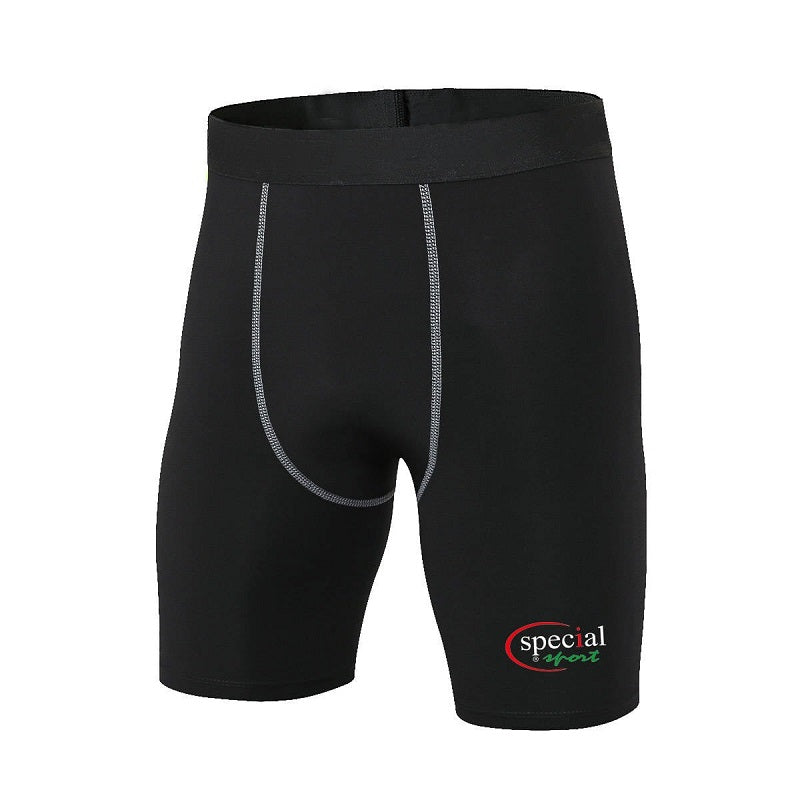 Pantaloncino a Compressione Special Sport Shorts Running Nero  PANTSCOMSS01