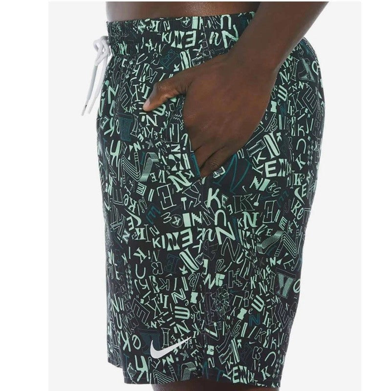 Costume Boxer Nike NESSE551338 Verde da Uomo in Poliestere